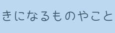 きになるものやこと